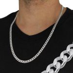 cadena de plata hombre