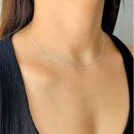 cadena de plata mujer