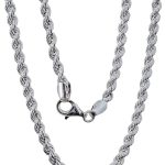 cadena plata hombre