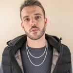 cadena plata hombre