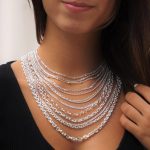 cadena plata mujer