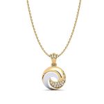 colgante oro mujer
