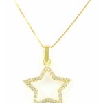 colgante oro mujer