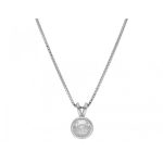 colgante plata mujer