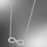 colgante plata mujer