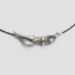 colgante plata mujer