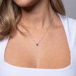 colgante plata mujer