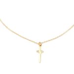 collar con cruz