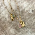 collar con inicial