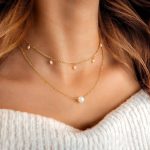collar con una perla