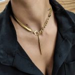 collar de oro mujer
