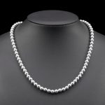 collar de plata