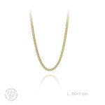 collar hombre oro