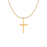 collar hombre oro