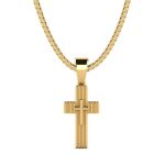 collar oro hombre