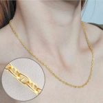 collar oro mujer