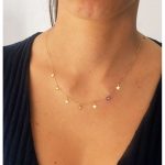 collar oro mujer