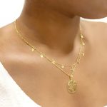 collar oro mujer