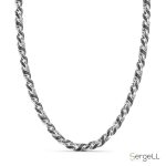 collar plata hombre
