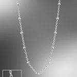 collar plata mujer